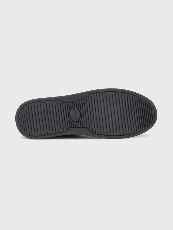 MILAN 25 leather sports shoes with contrasting details - 5