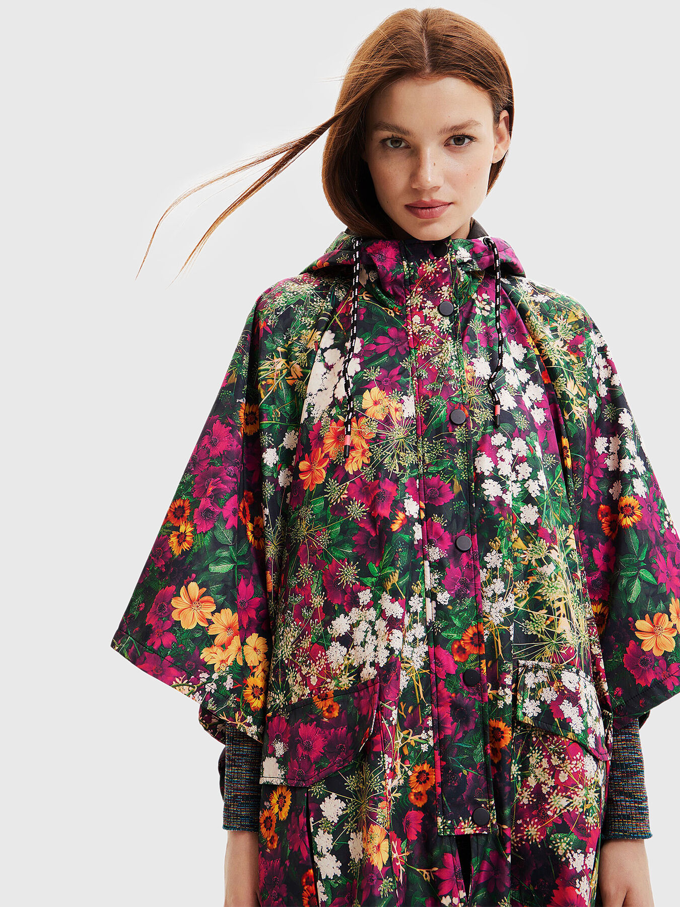 IVY COLIMA waterproof hooded raincoat brand DESIGUAL Globalbrandsstore en
