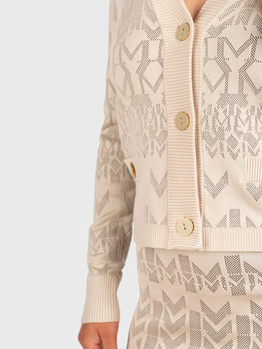 BILLIE cardigan with V-neck - 5