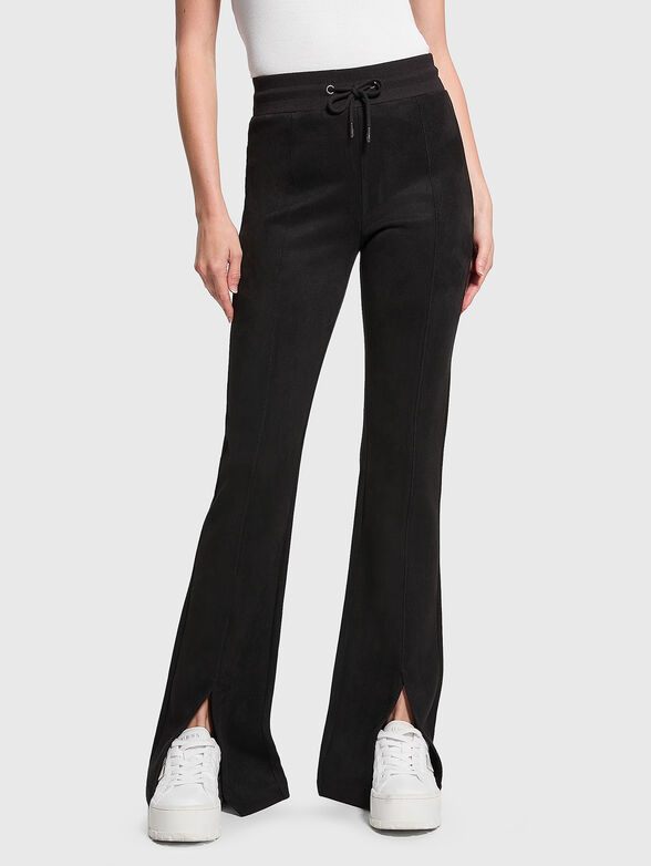 Black suede pants - 1