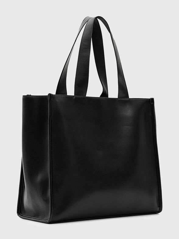Black bag with embossed texture - 3