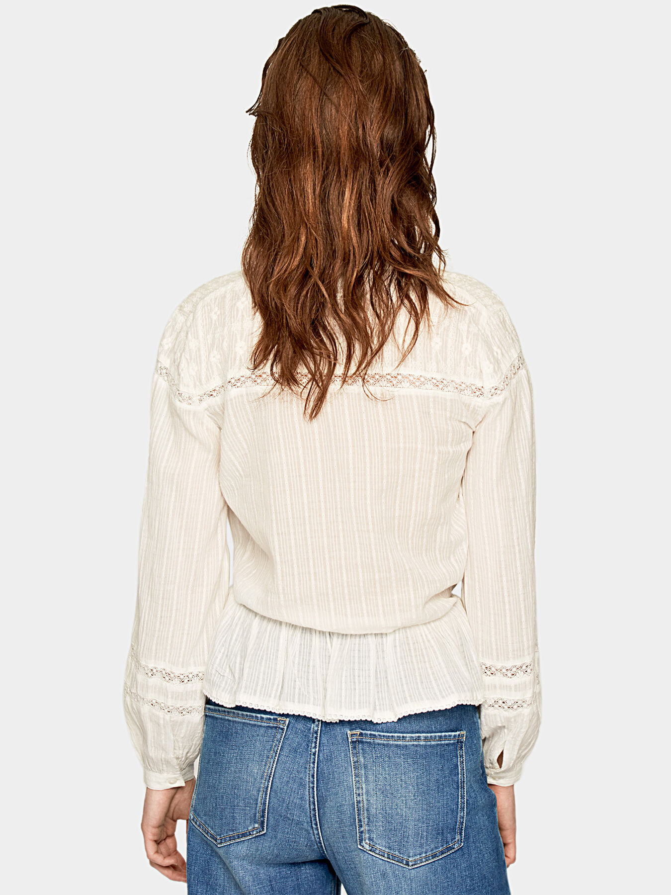 KATE Long sleeve flowing boho top brand Pepe Jeans —  Globalbrandsstore.com/en