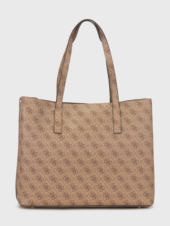 Large bag with monogram print  - 2