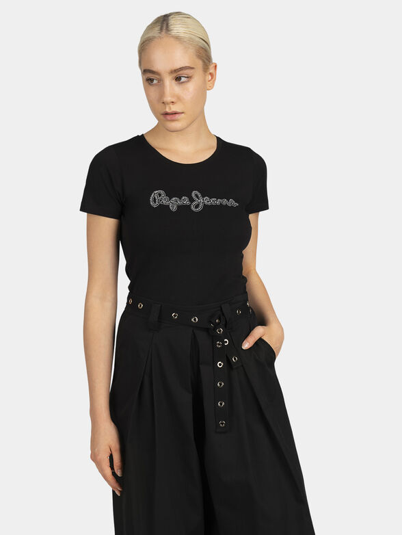 AMANDA T-shirt with rhinestones - 1