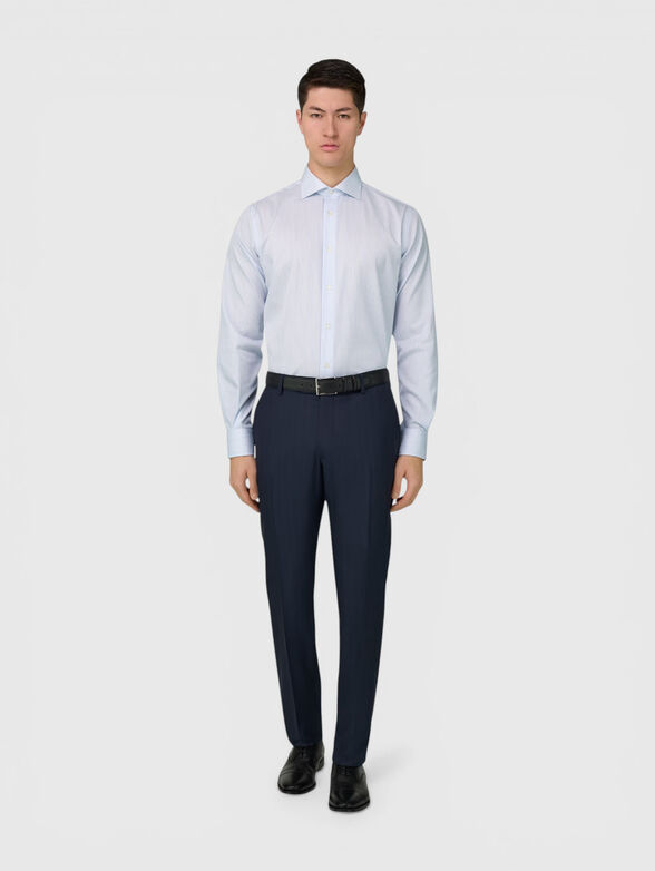 Cotton shirt with stripes - 2
