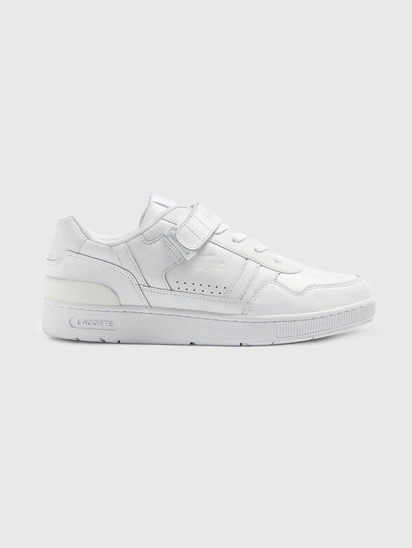 Leather sneakers with velcro - 0