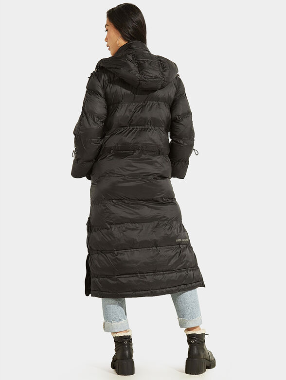 Long padded jacket BRUNELLA in black color - 2