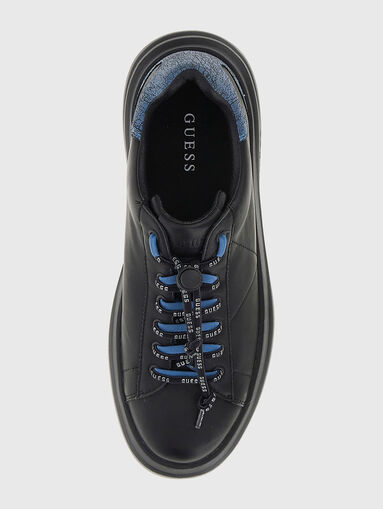 ELBA shoes with denim details - 5