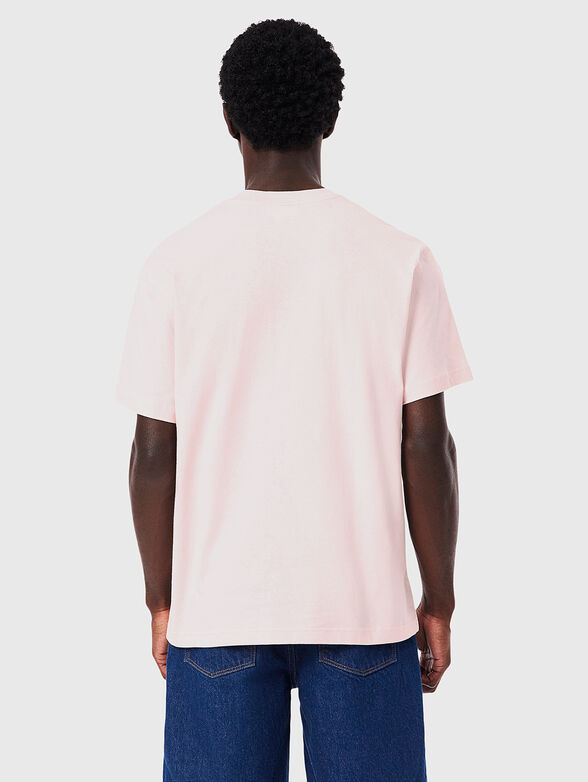 Beige cotton T-shirt  - 3