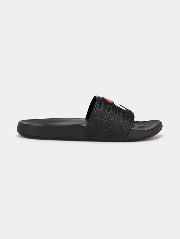 BAYWALK slippers with embossed logo texture - 1