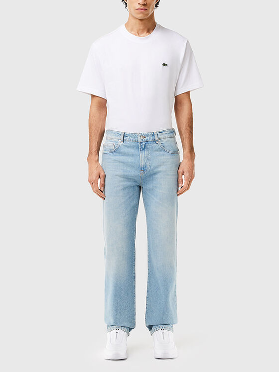 Straight jeans in blue  - 1