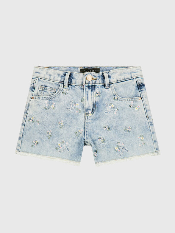 Shorts with embroidery - 1