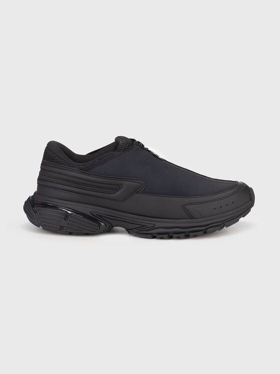Черни спортни обувки с цип  - 1