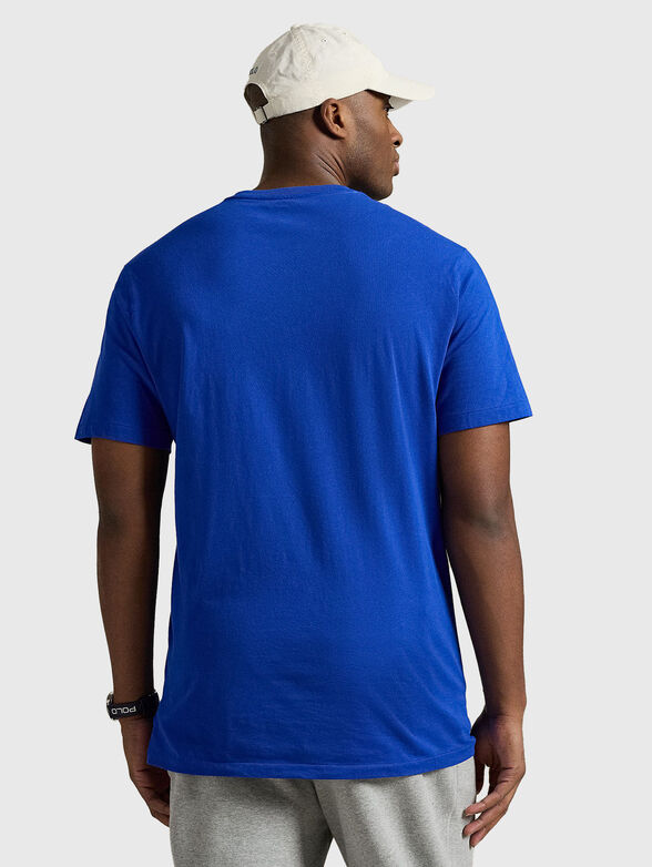 Cotton T-shirt with logo embroidery - 3