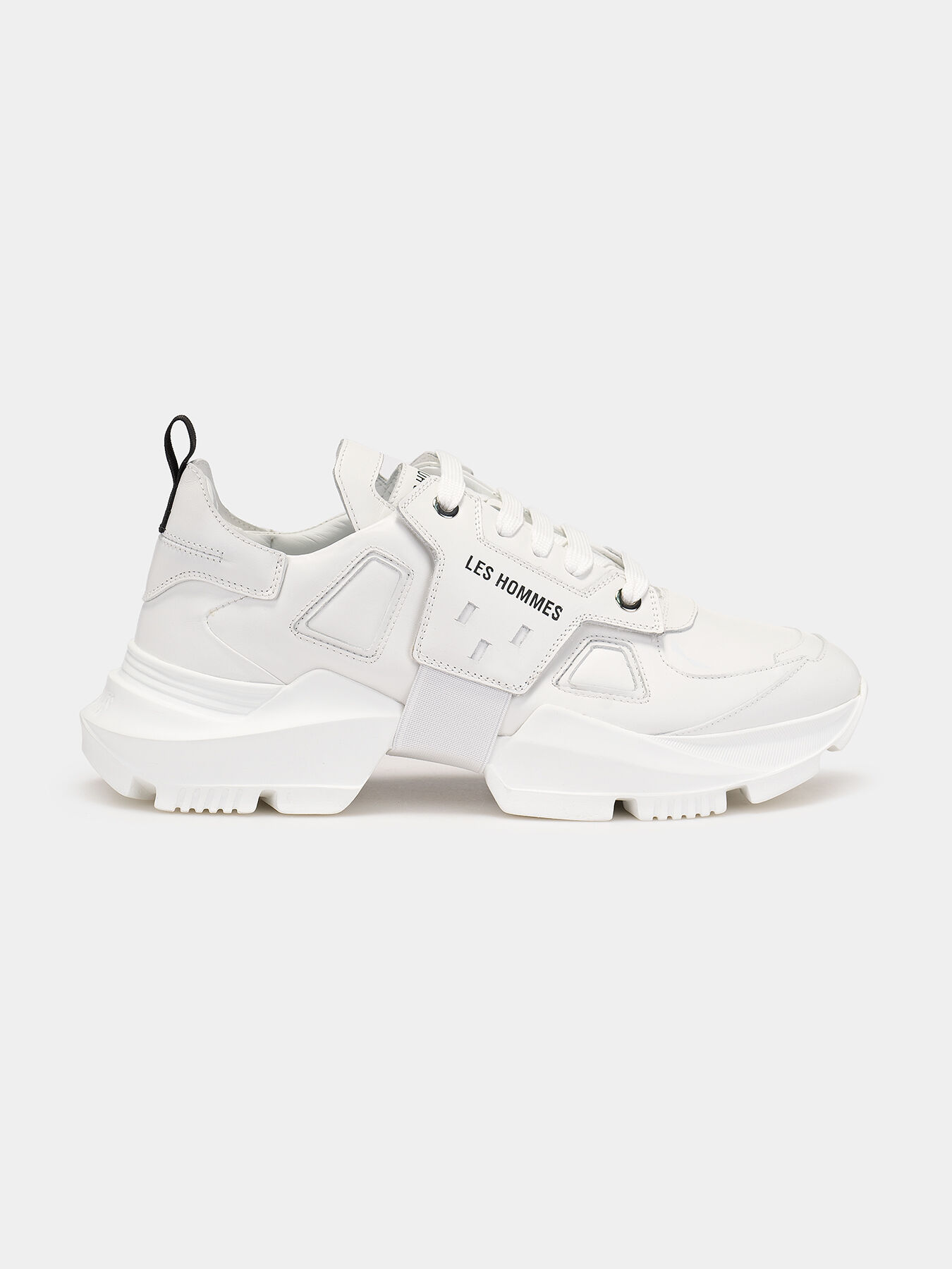 White leather sneakers brand LES HOMMES Globalbrandsstore en