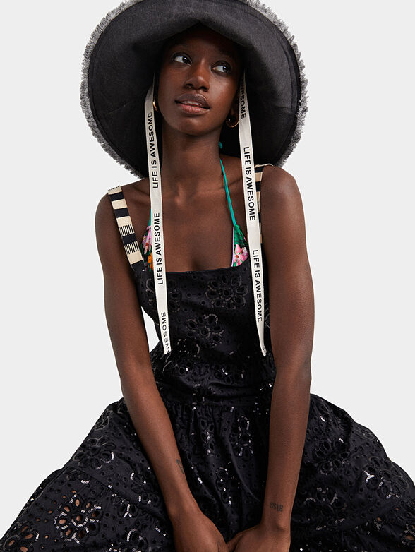 Swiss embroidery maxi dress - 5