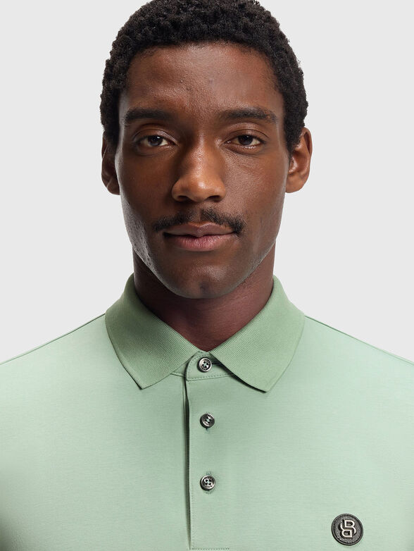 Short sleeved cotton polo shirt - 4