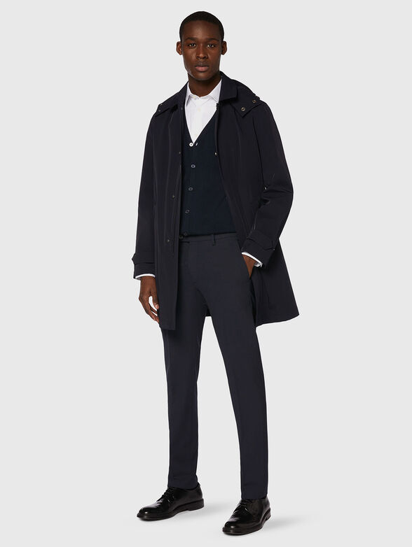 Transitional jacket in dark blue - 2