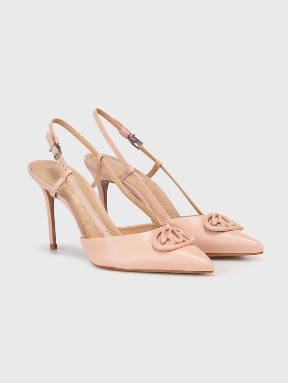 Nappa leather pumps with detail - 2