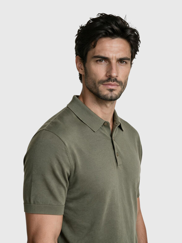 Polo shirt with cotton and silk - 4