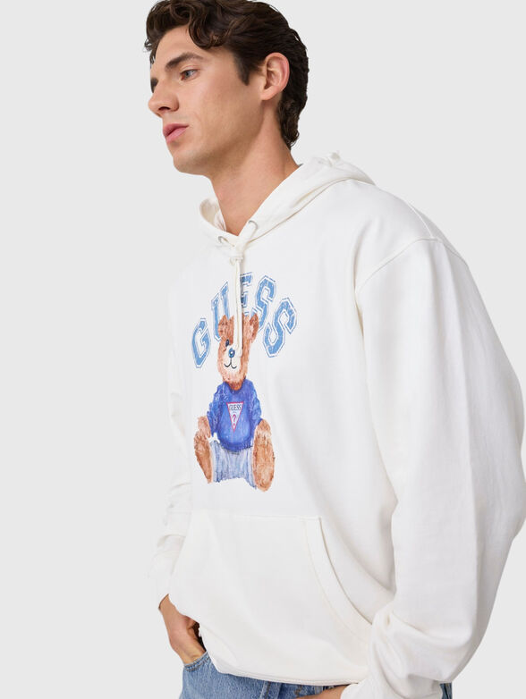 Cotton-blend sweatshirt - 4