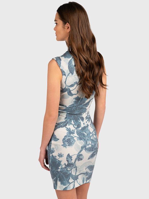 ELVIRA dress with high neck and floral motifs - 2