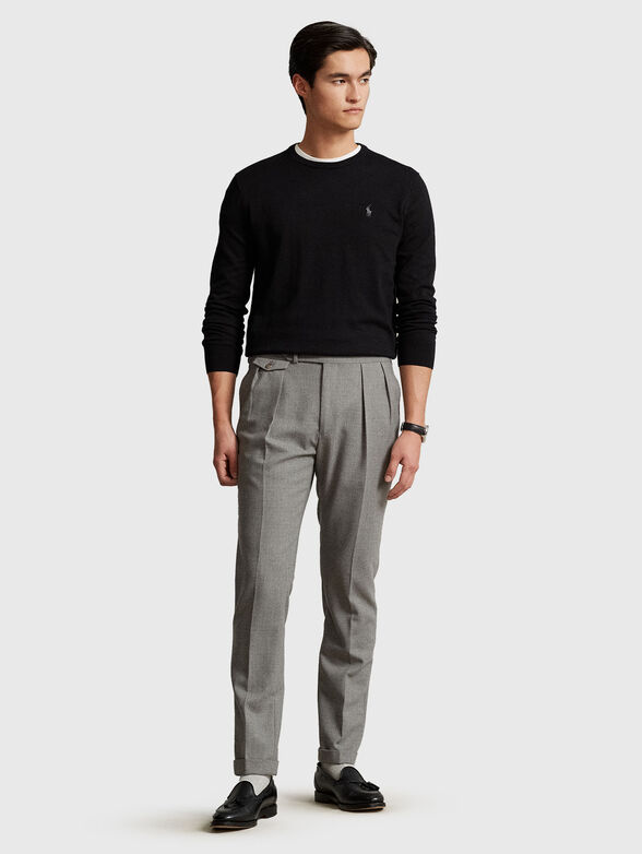 Slim fit cotton jumper - 2