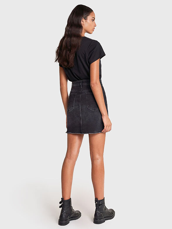 SECRET GLAMOUR Denim skirt with push-in effect - 3