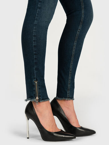 Skinny jeans with ankle zippers - 3