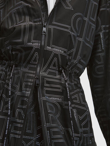 Contrast print jacket - 4