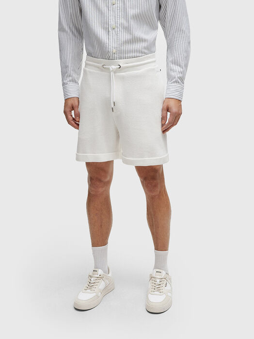 LASDUN white shorts in cotton 