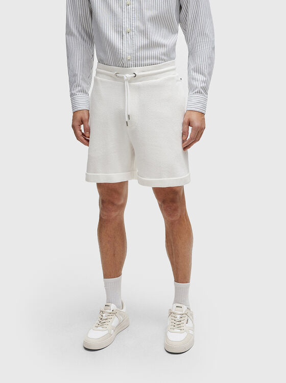 LASDUN white shorts in cotton  - 1