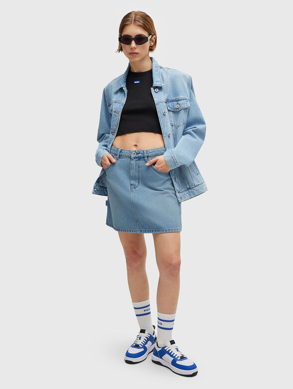 GAMI denim mini skirt - 4