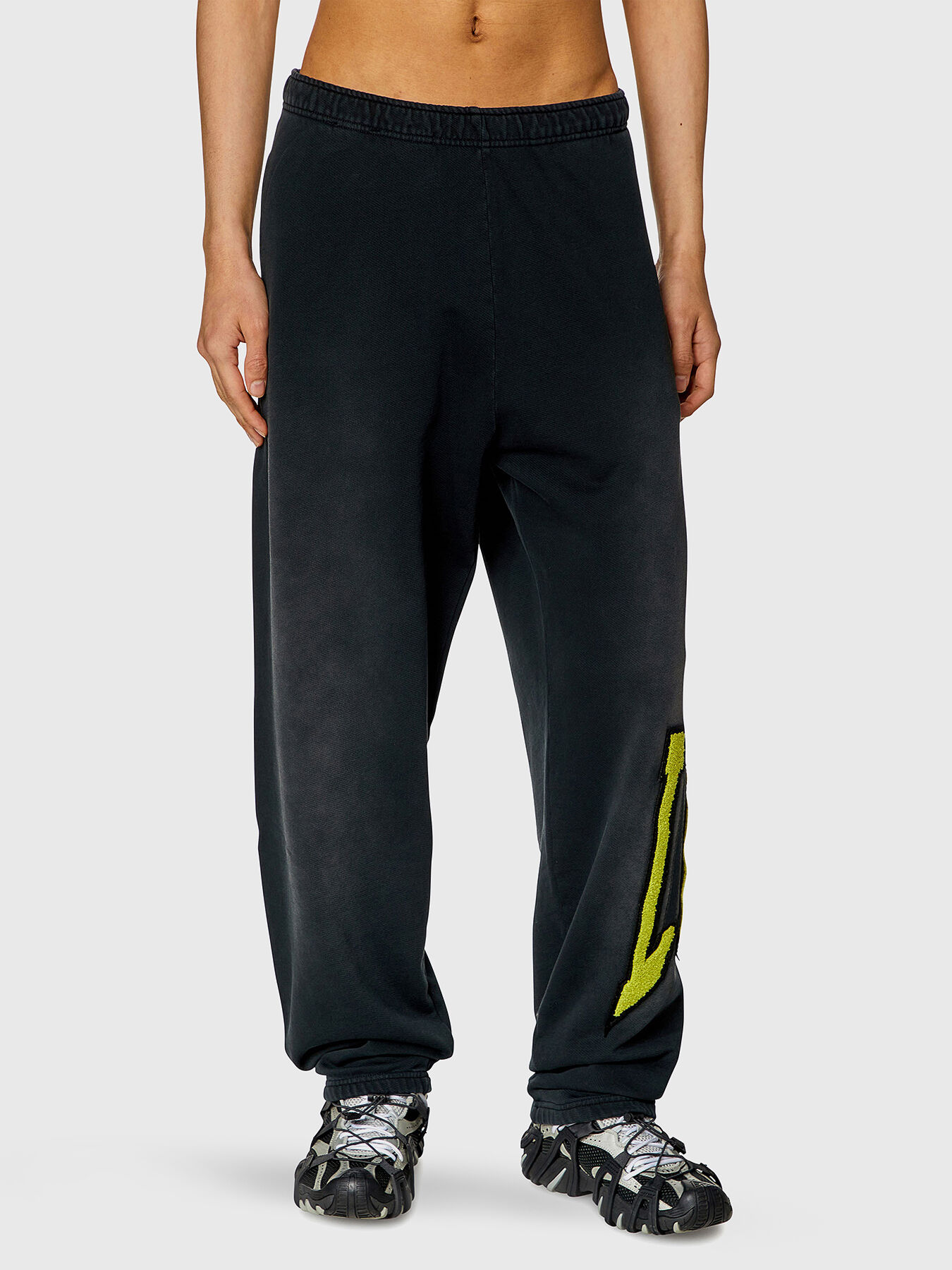 P-MARCHI sports trousers with logo accent brand DIESEL