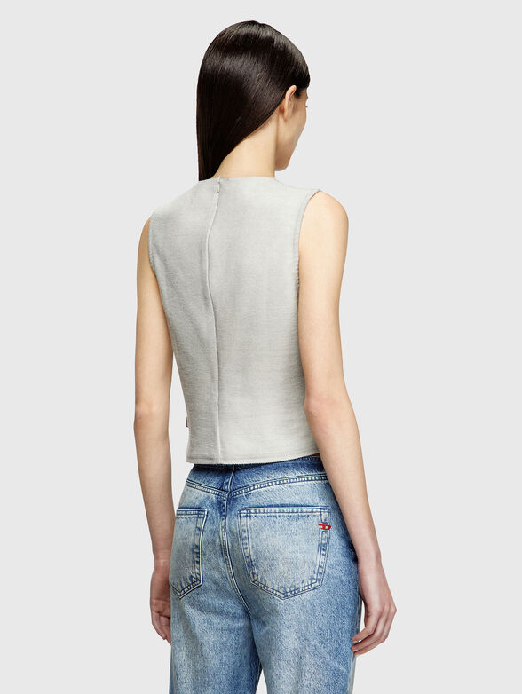 T-YASMINA top with rips - 4