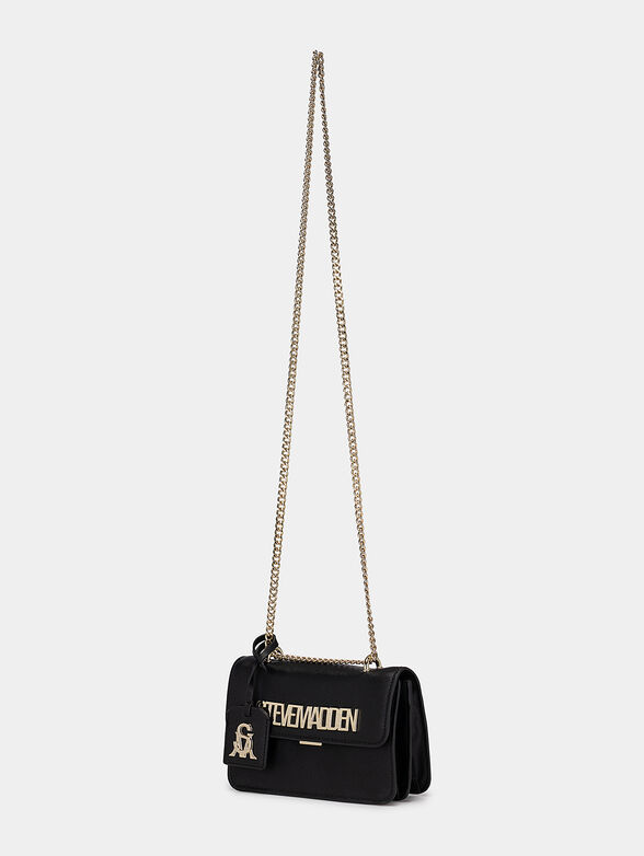 Crossbody bag with golden logo and Saffiano effect - 2