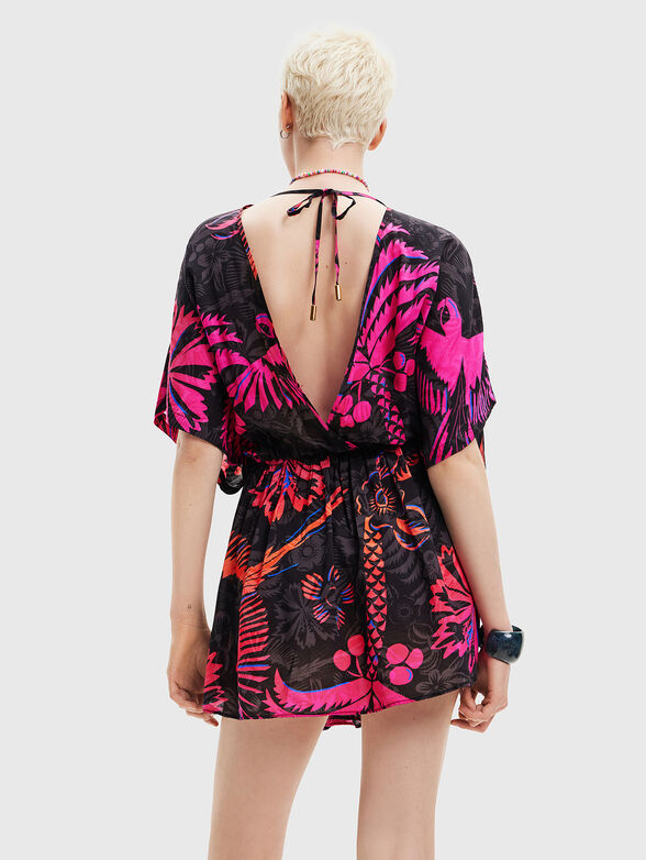 Beach dress with tropical accents - 2