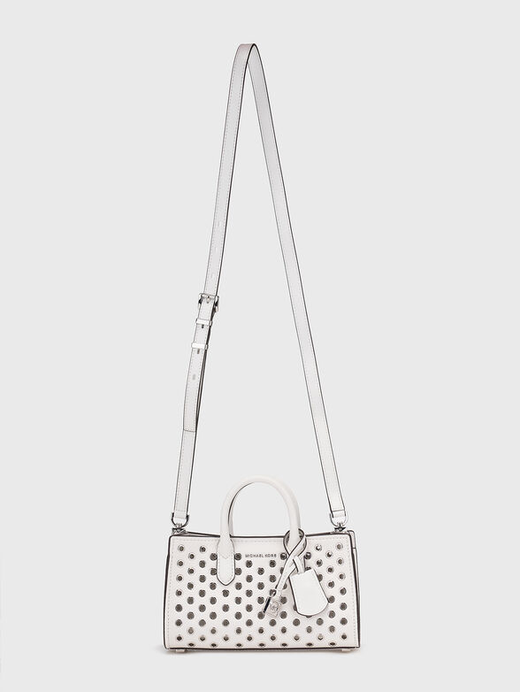 Leather crossbody bag with logo - 2