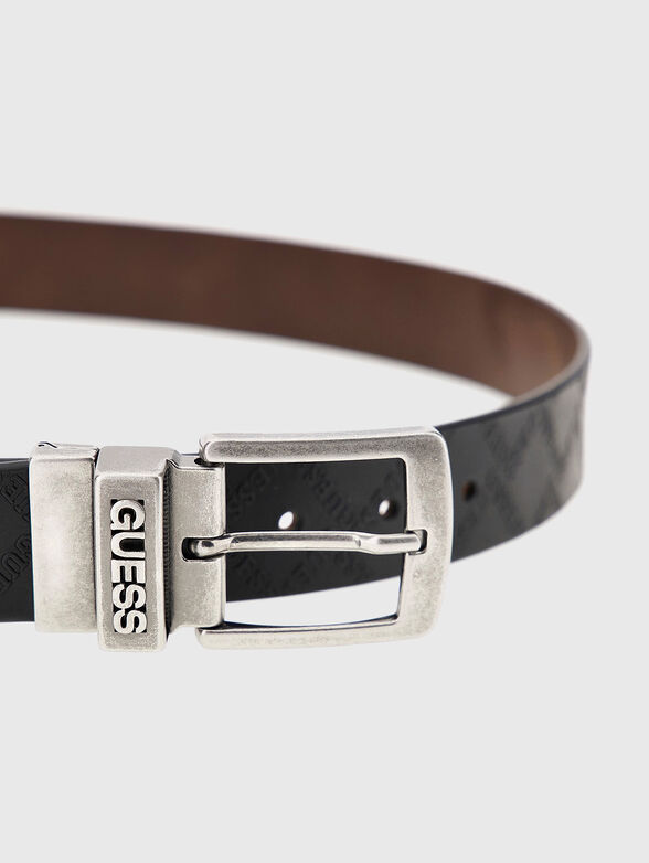 Reversible belt with logo - 4