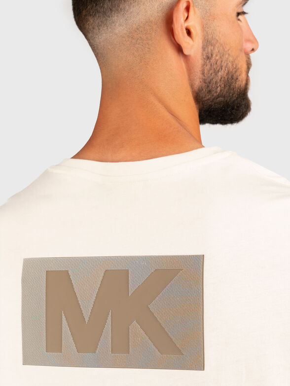 Cotton T-shirt with accent back - 5