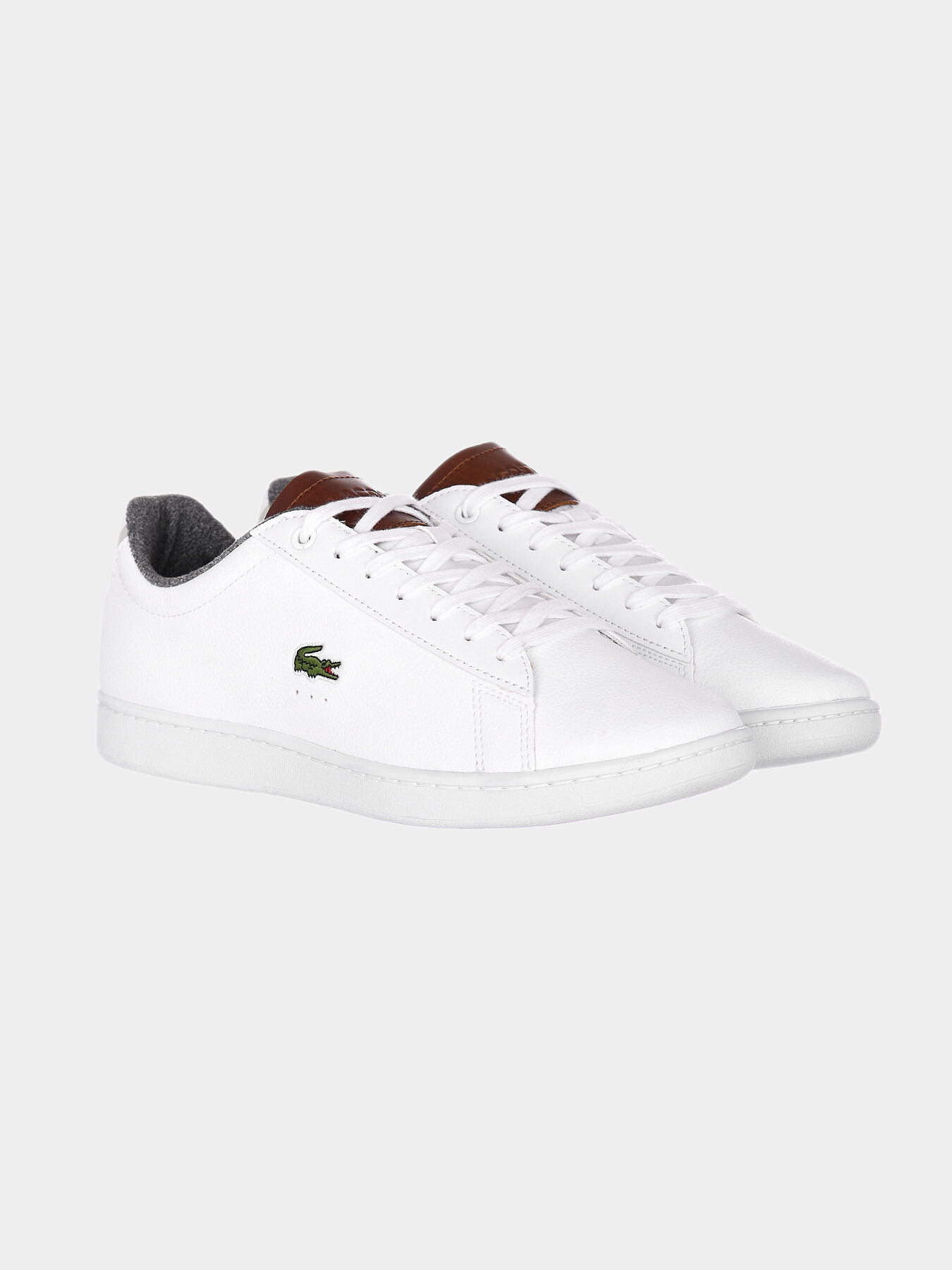 CARNABY EVO 318 Black leather sneakers brand LACOSTE Globalbrandsstore en