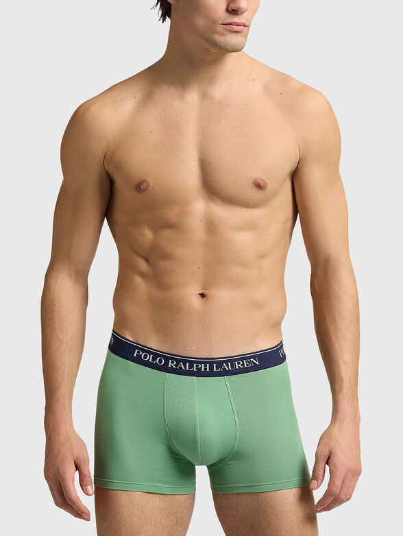 Set of three pairs of boxers with logo stripe - 6