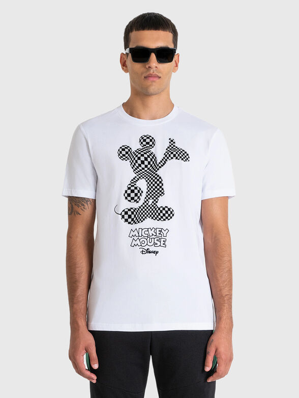 Black T-shirt with MICKEY MOUSE print - 1