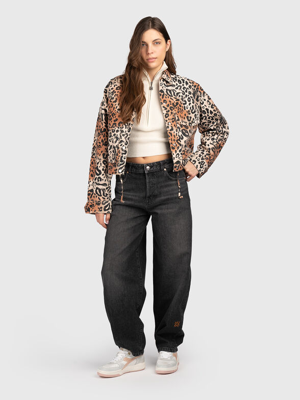 Padded denim jacket - 2