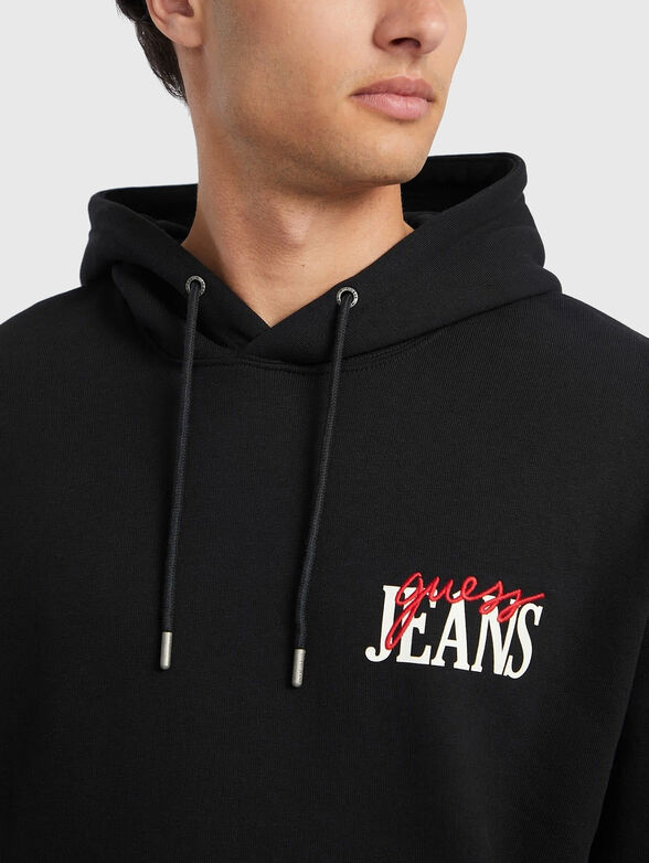 Sweatshirt with print and embroidery  - 4