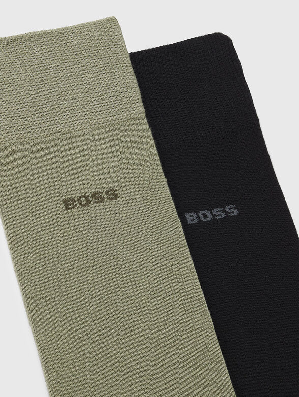 Set of two pairs of socks with logo - 2