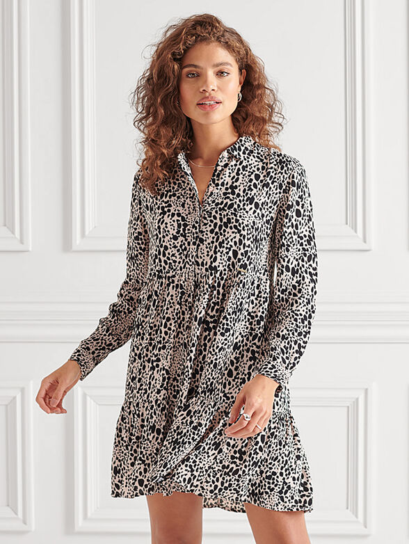 Leopard print dress - 1