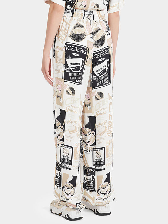 Pants with print and laces - 2