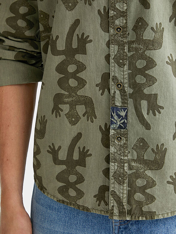 XAVIER shirt with animal accents - 5