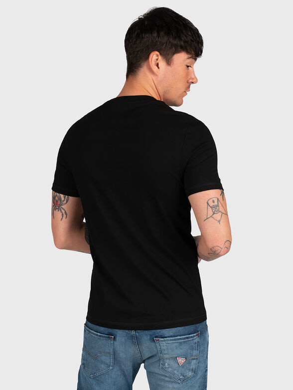 AIDY black T-shirt with logo - 3